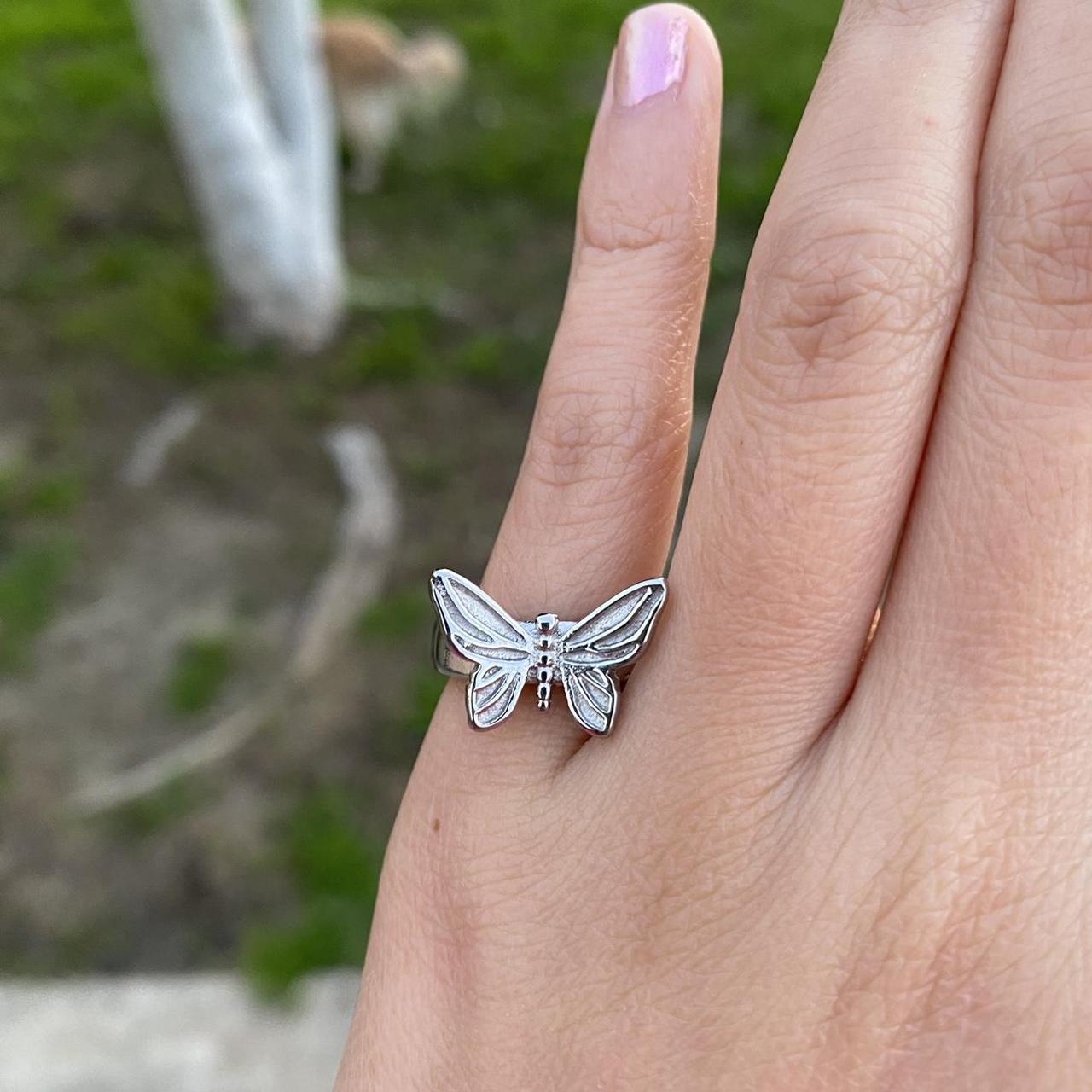 hard jewelry butterfly ring