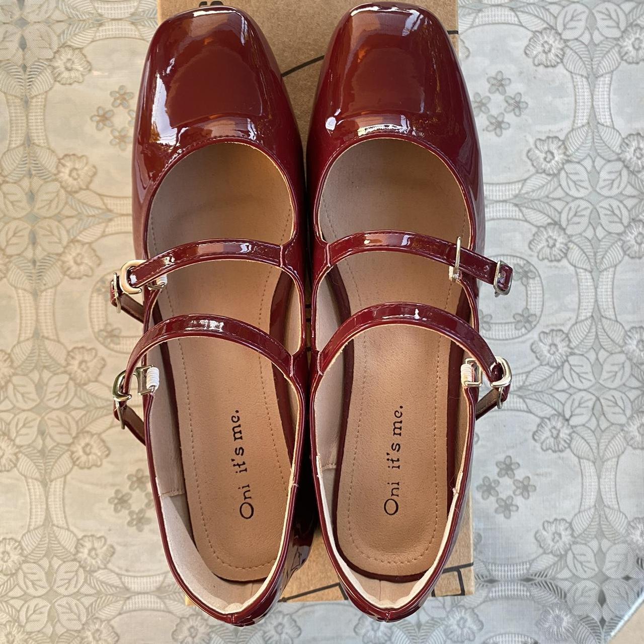 double strap mary jane heels