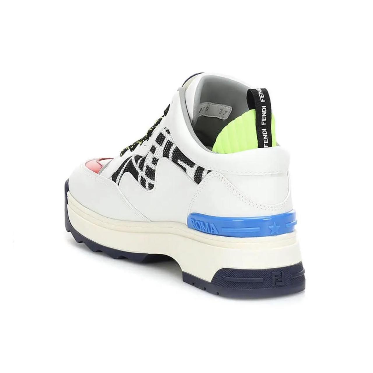 Fendi white trainers online