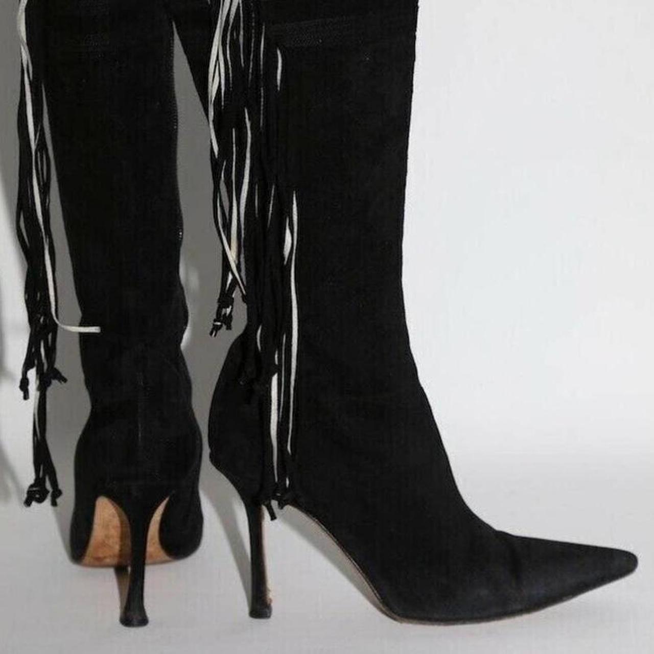 Jimmy choo fringe outlet boots