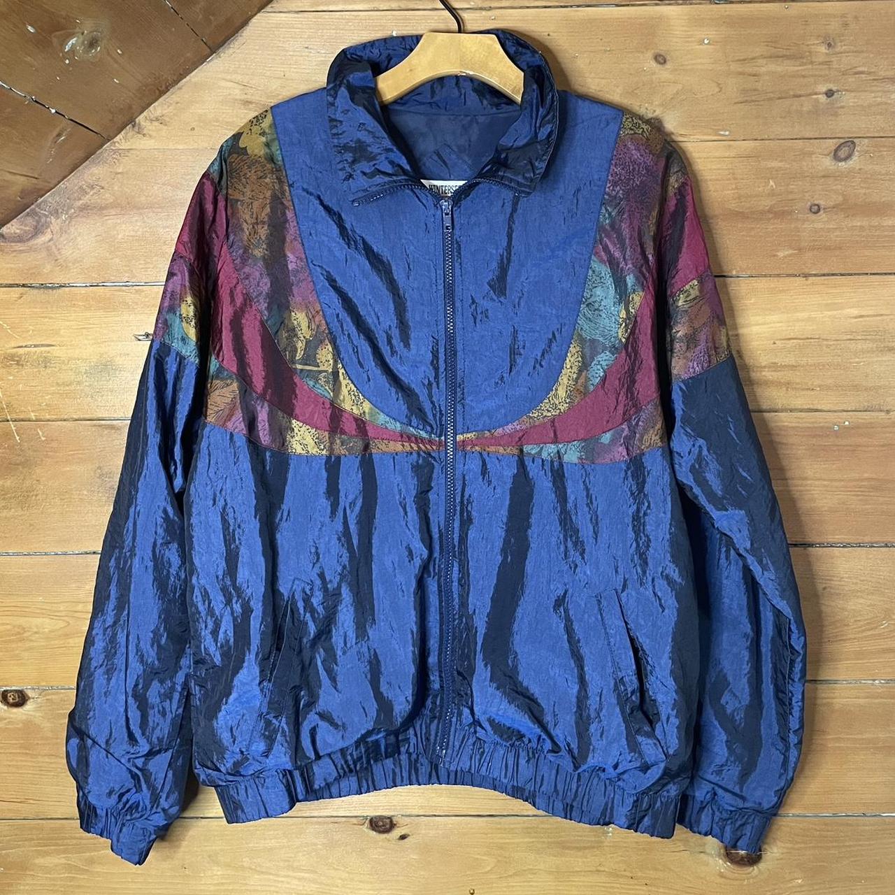 80s style hot sale windbreaker