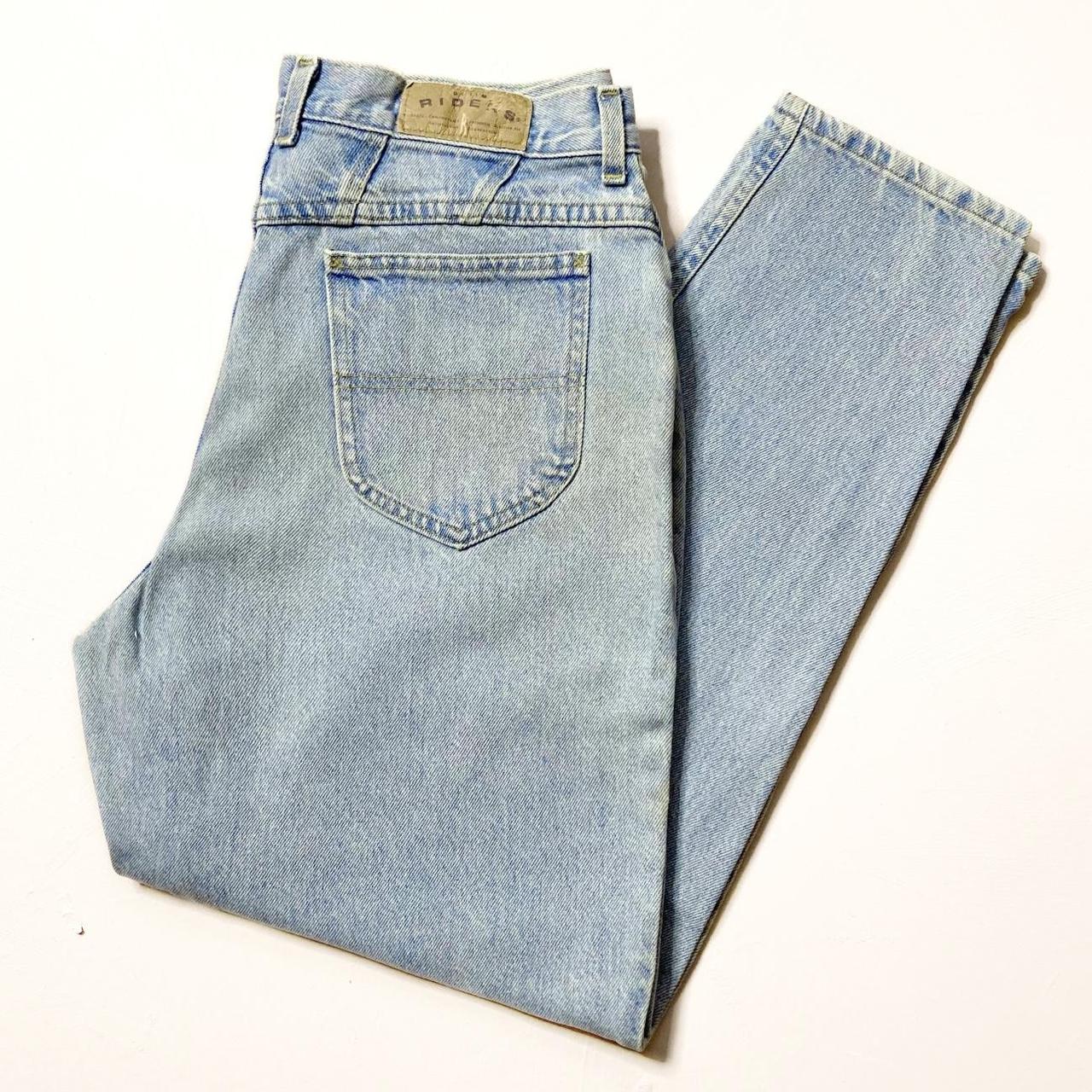 Vintage light wash denim Lee Riders jeans Size label - Depop