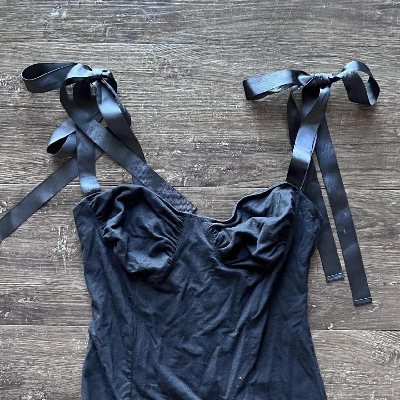 Reformation bodysuit with bows. Super cute! Ribbon... Depop