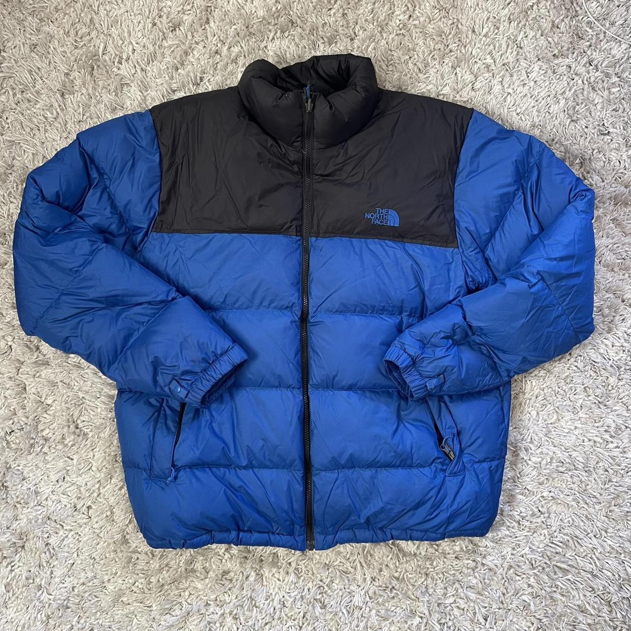 The North Face Men's Blue and Black Jacket | Depop