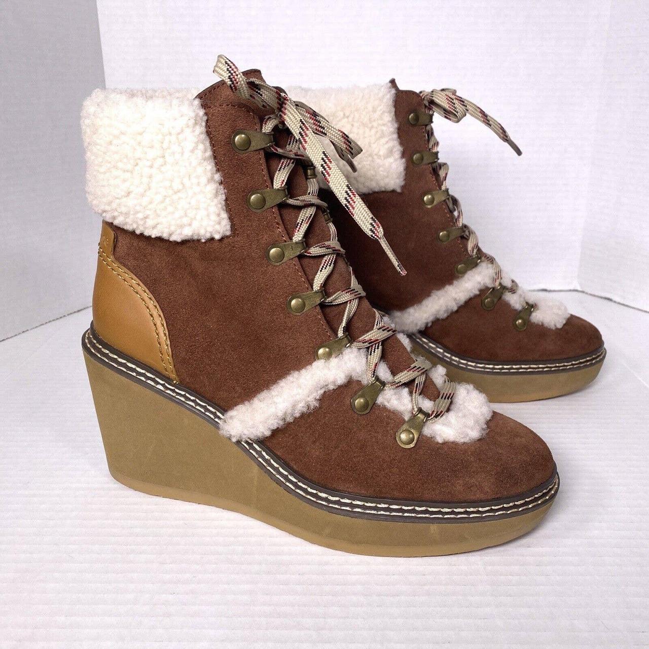 See by chloe outlet wedge booties