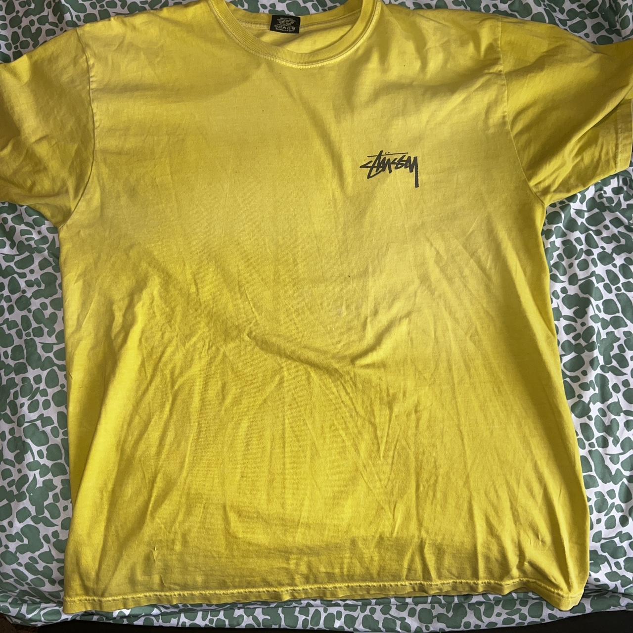 Stussy sales yellow tee