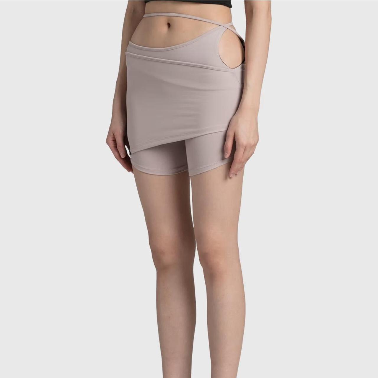 hyein seo asymmetrical wrap shorts