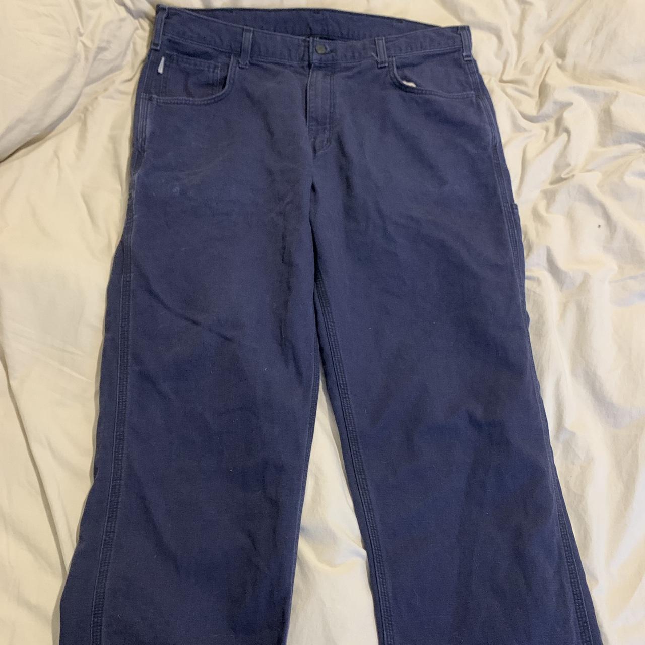 Carhartt pants They fit super nice and baggy! Only... - Depop
