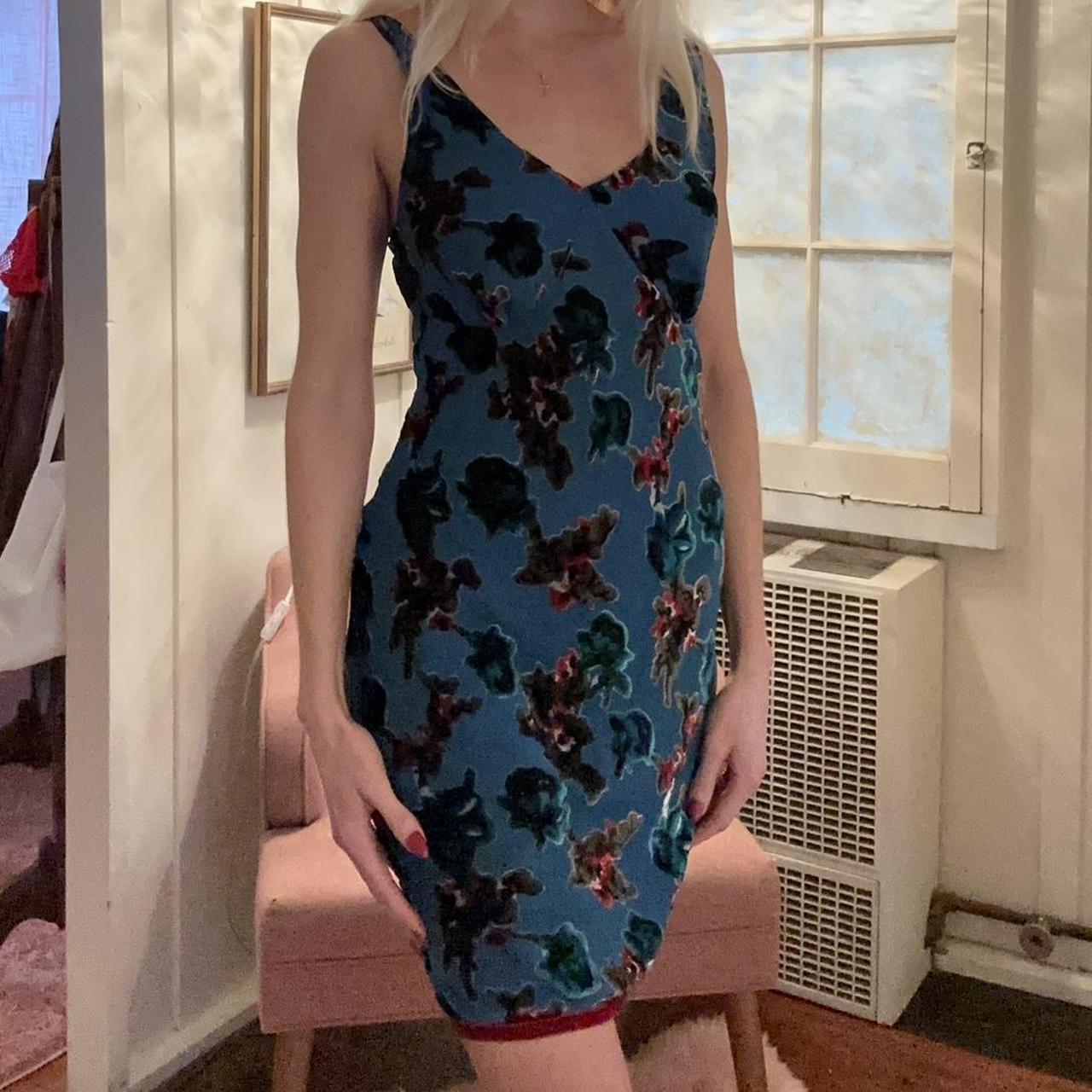 Betsey johnson 2025 blue floral dress