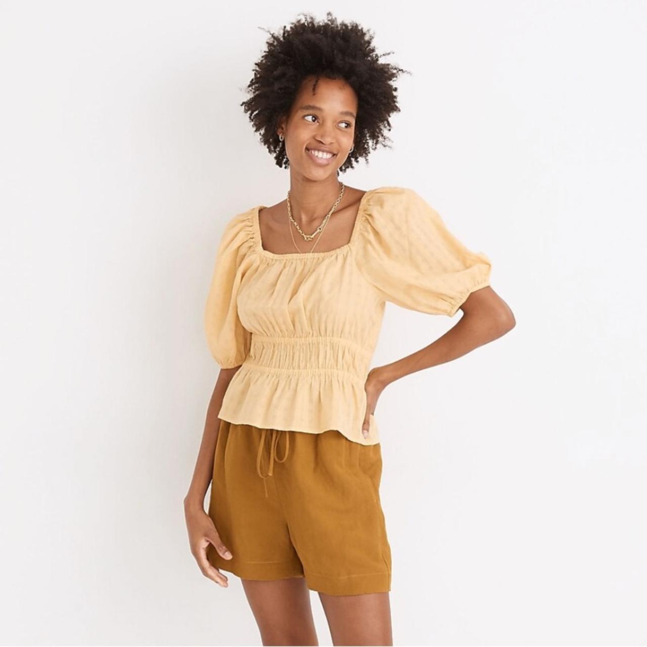 Madewell hot sale yellow top