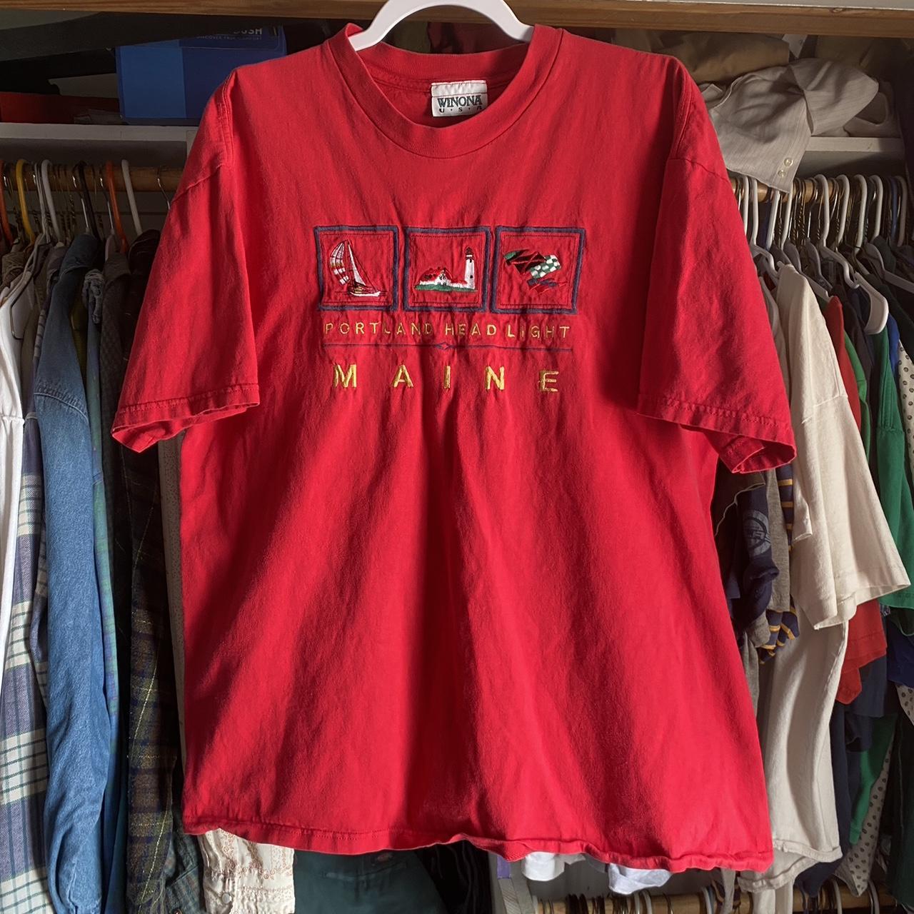 Vintage Maine t-shirt Size-L #vintage #maine... - Depop