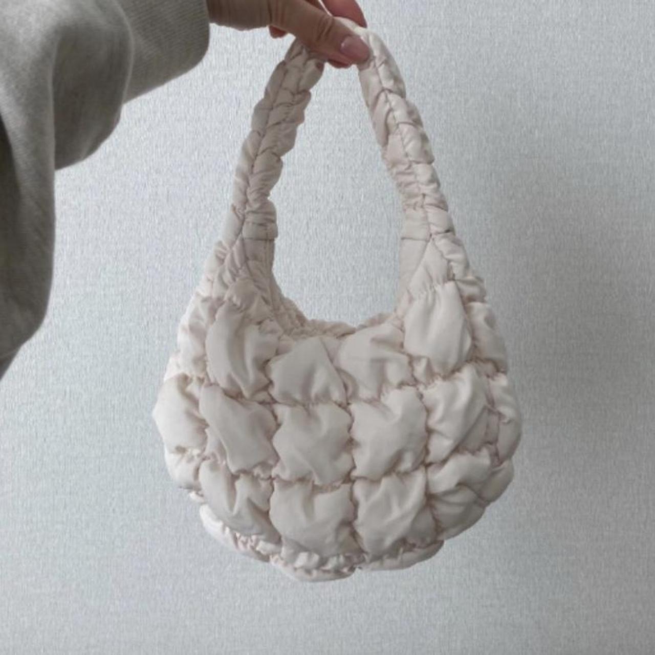 COS Quilted Micro Bag in off white brand new, never | Depop