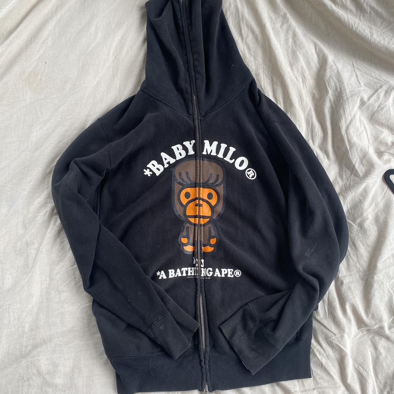 BAPE Baby Milo FULL zip up SIZE M TTS Good condition | Depop