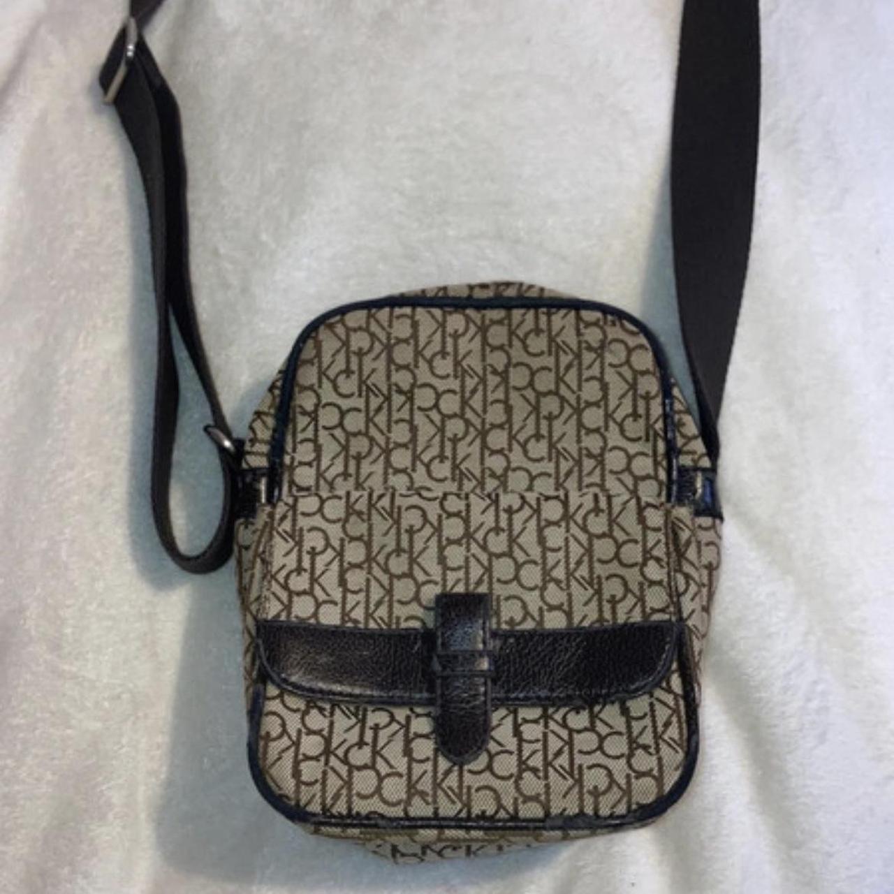 Calvin Klein Monogram Crossbody Bag Brown And Depop 0323