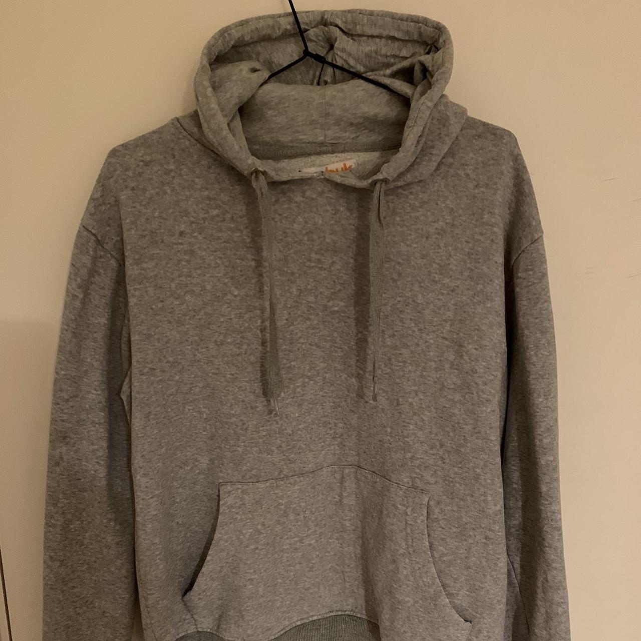 Men's Grey Hoodie | Depop