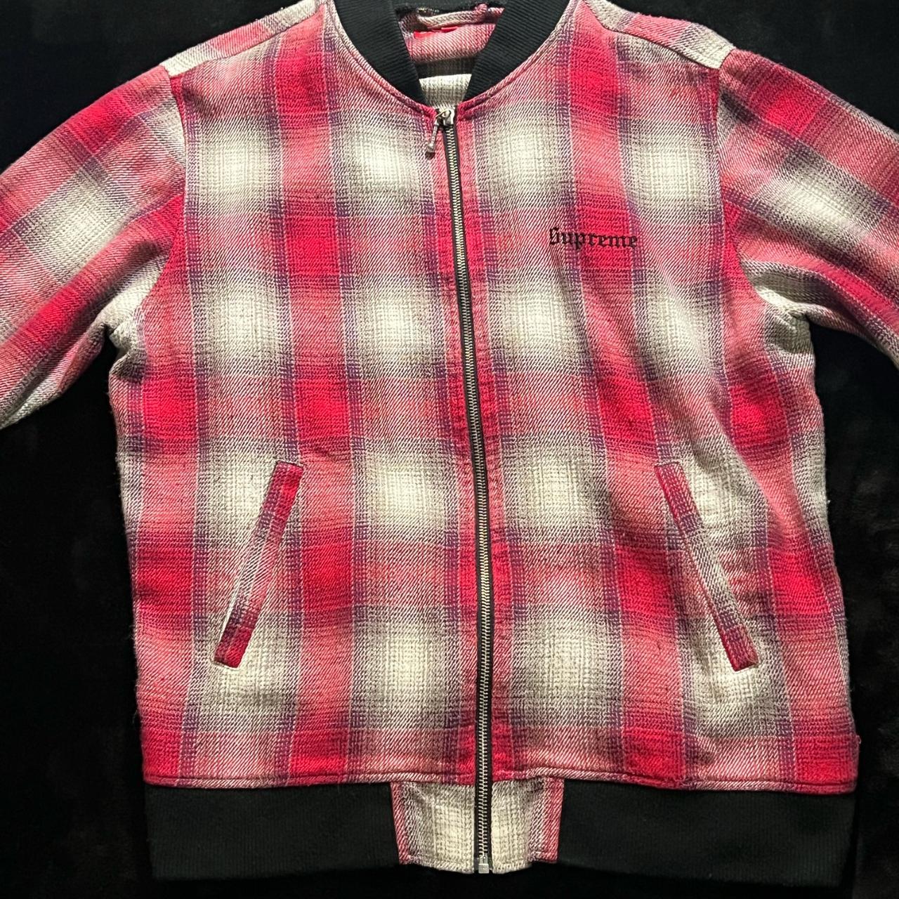 Supreme shadow hot sale plaid bomber