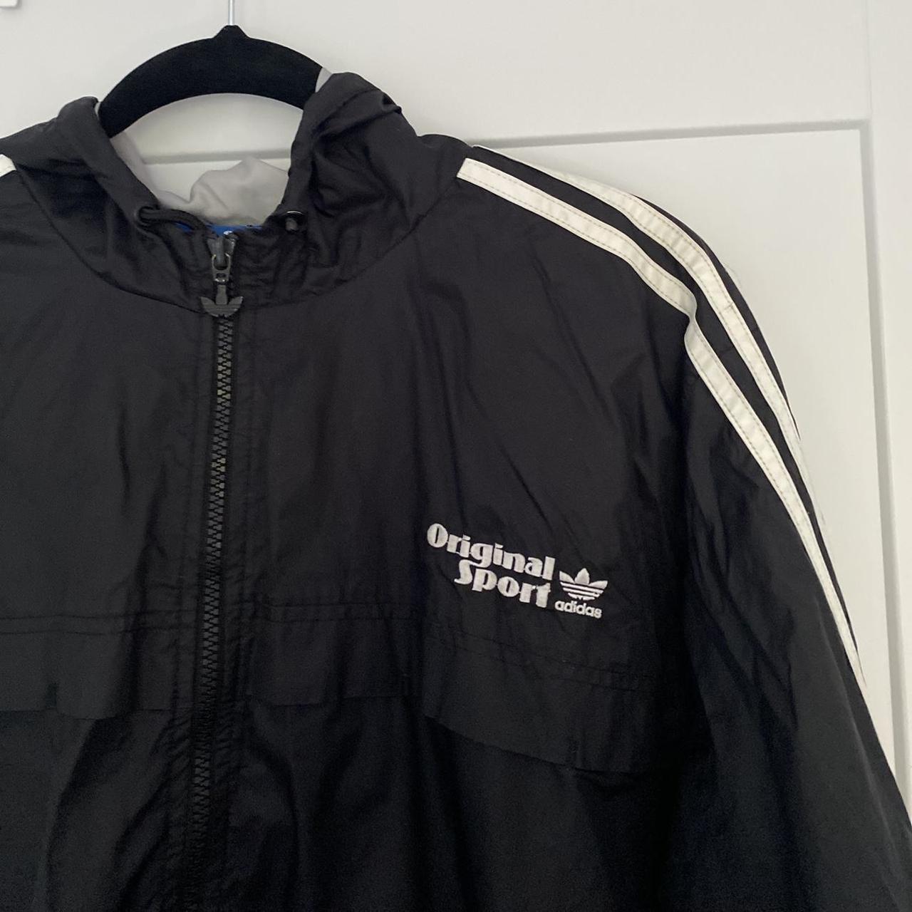 Adidas Windbreaker Size XL Thick material Few... - Depop