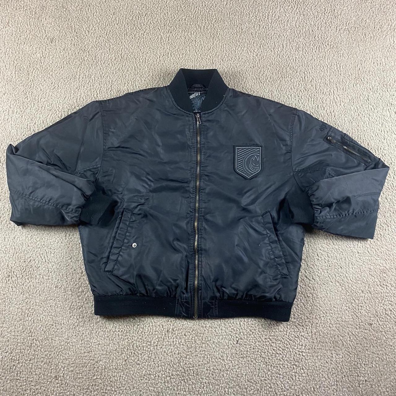 Spitfire Men's Black Jacket | Depop