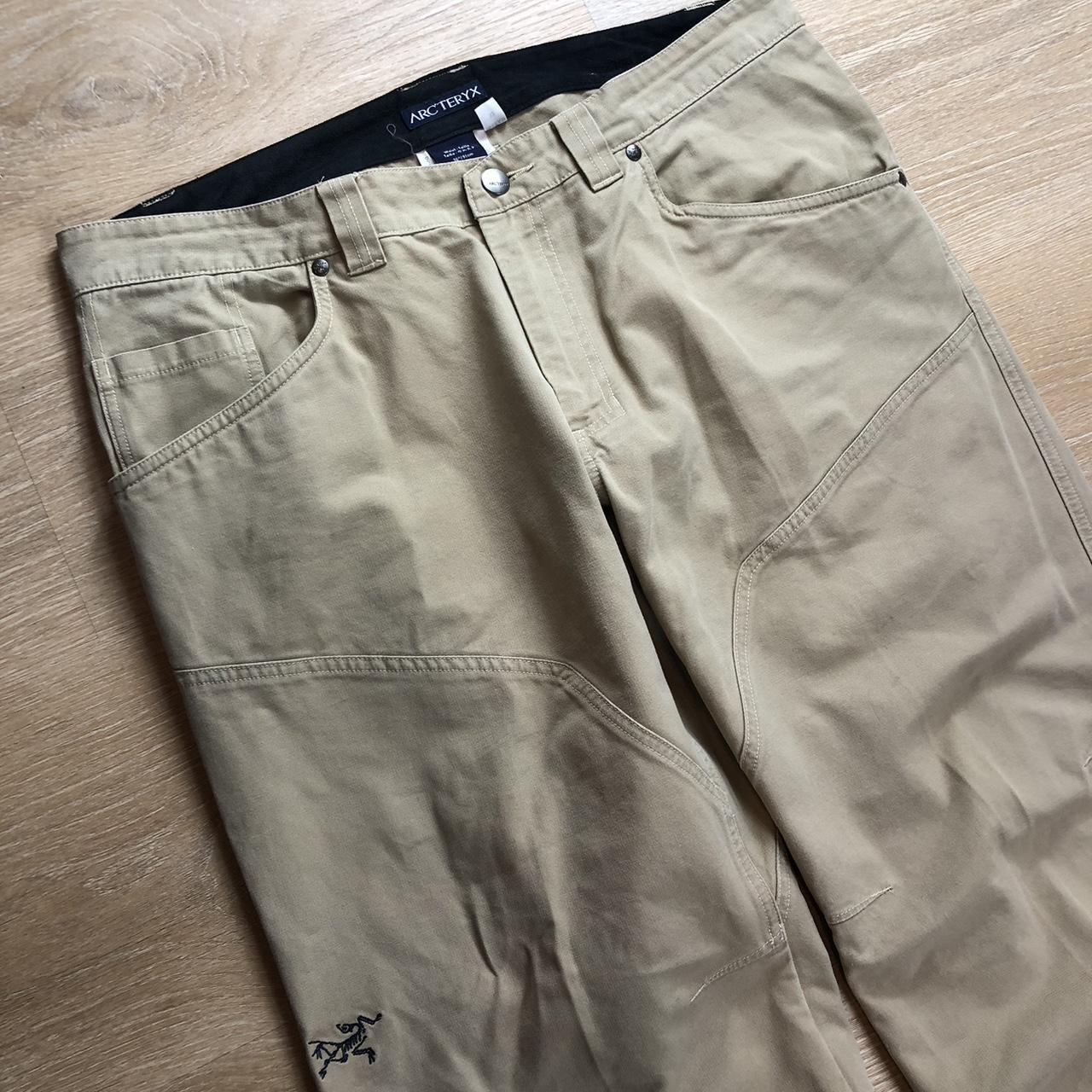 Y2K Arcteryx Pants Embroidery logo seen in first... - Depop