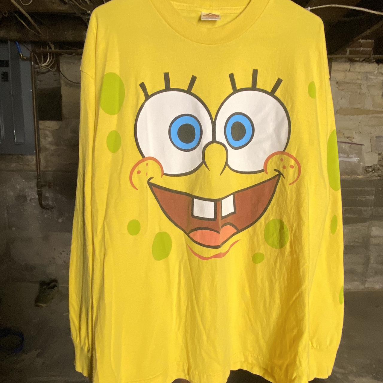 Vintage 2001 Spongebob Squarepants Nickelodeon Size... - Depop