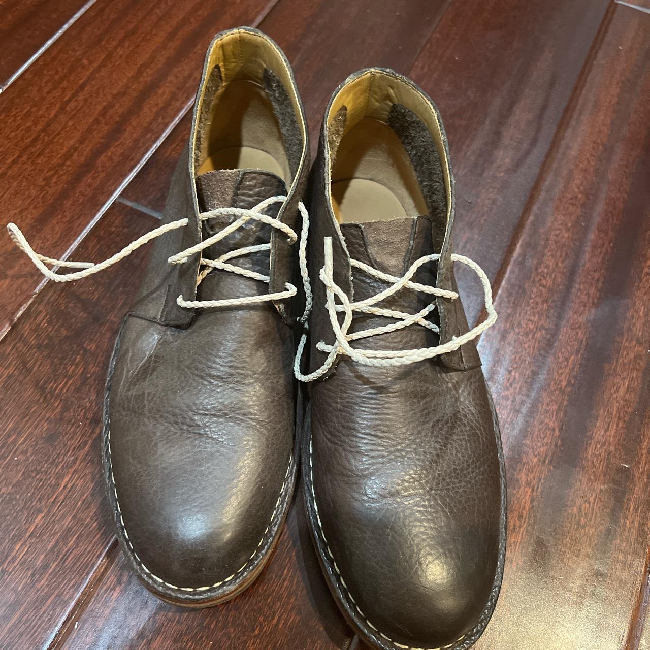 Coke Haan Chukka Boots Brown leather and nice rope