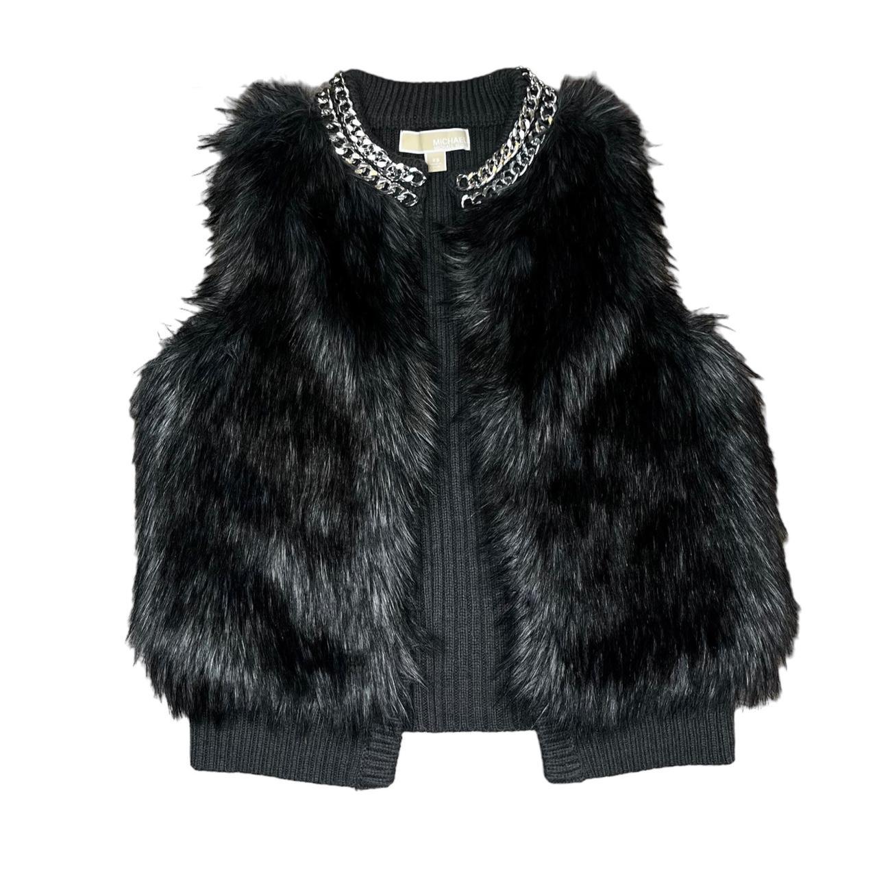 Michael Kors Fur chain vest Size xs In