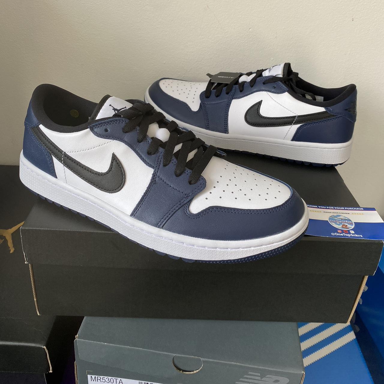 Jordan 1 Low Golf Navy Sizes available: UK 9 UK... - Depop