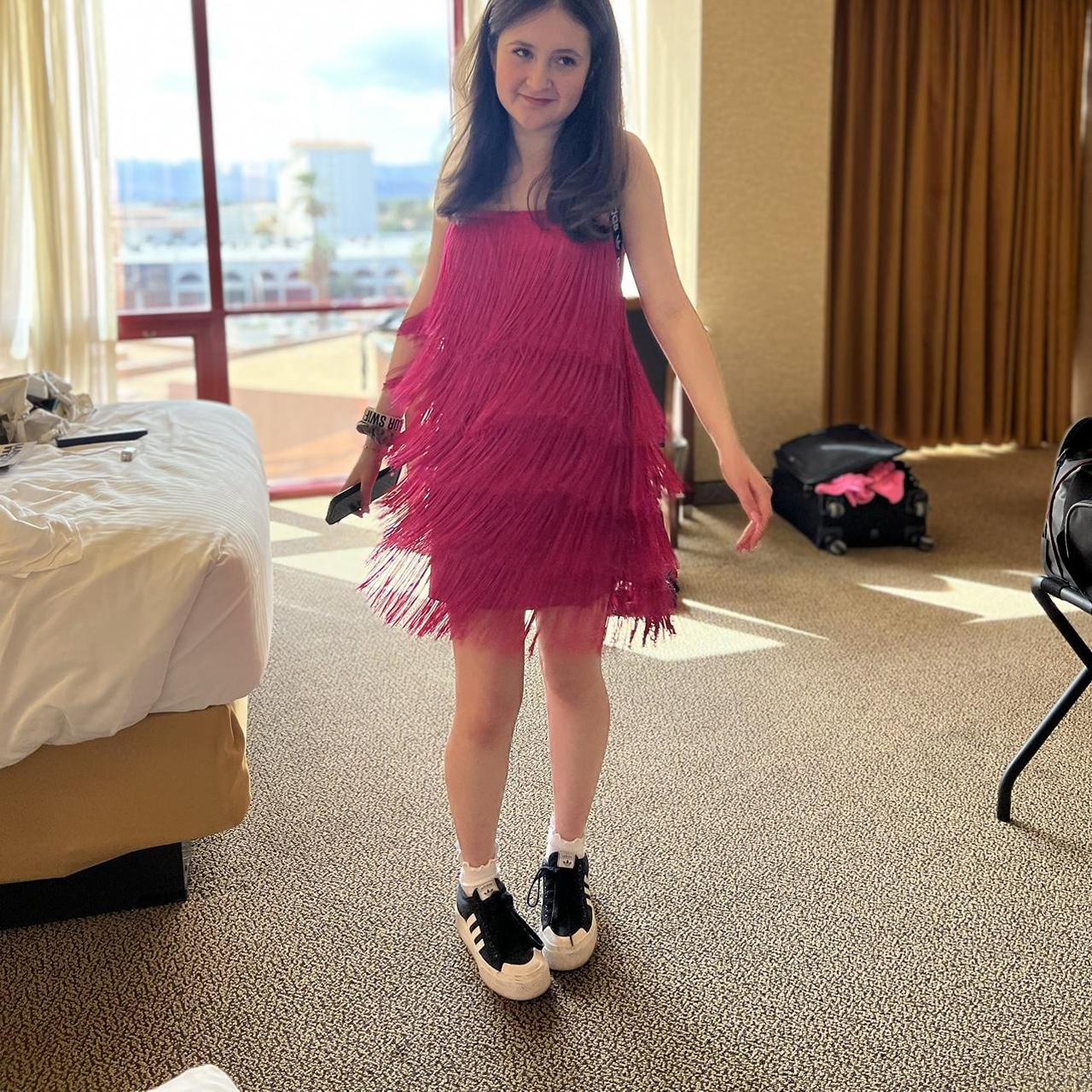 Dolls Kill Women's Pink Dress Depop