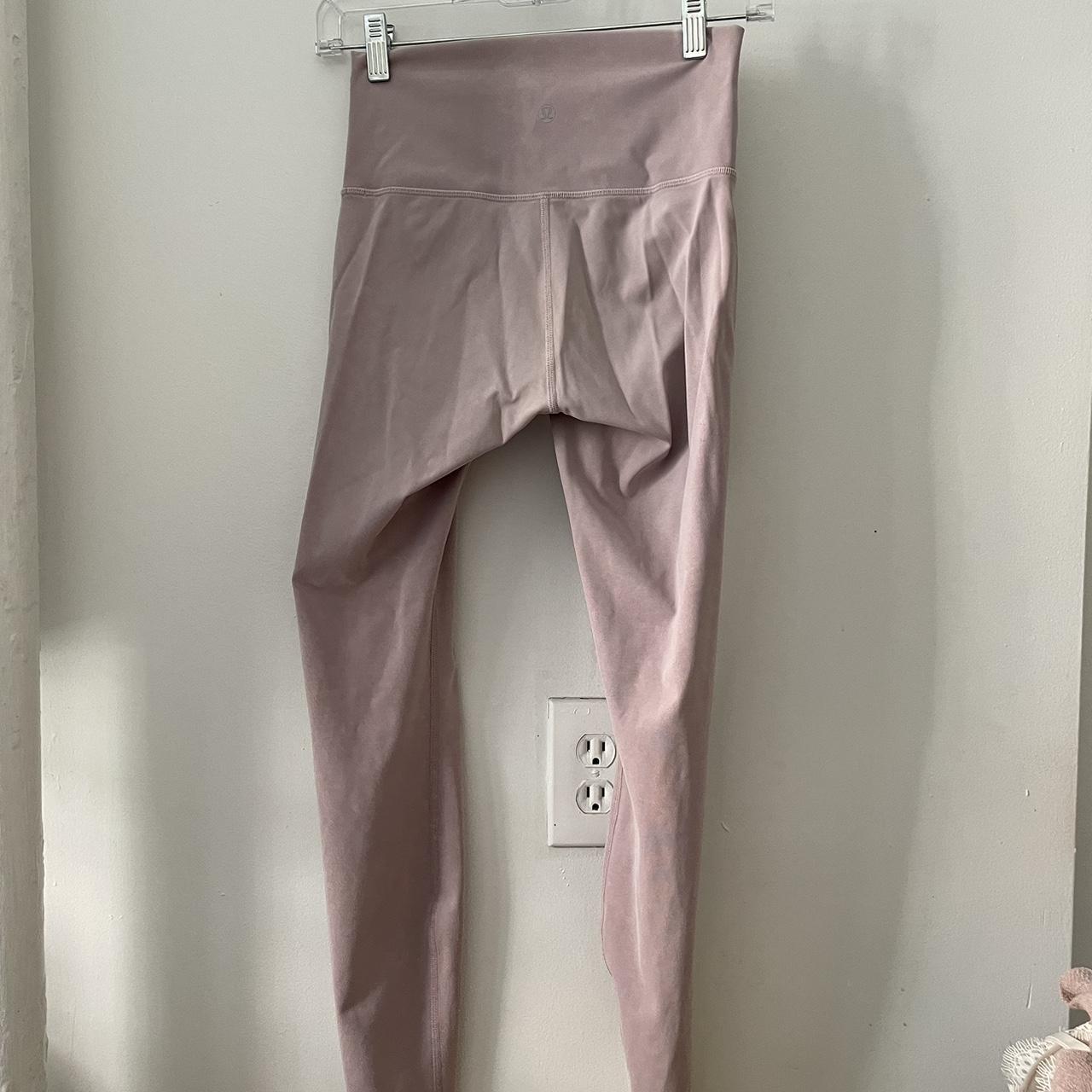 Lululemon size 6 hot pink leggings- great condition, - Depop