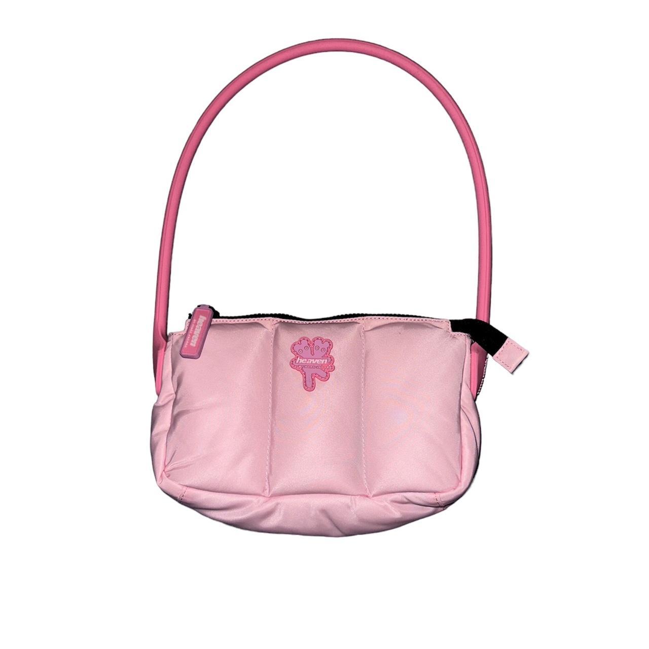 heaven by marc jacobs pink nylon shoulder bag no... - Depop