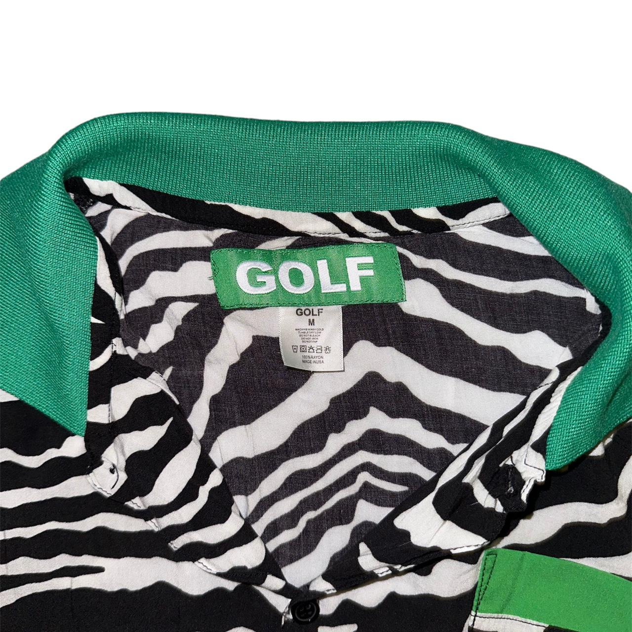 golf wang zebra shirt, size M, in good condition :)