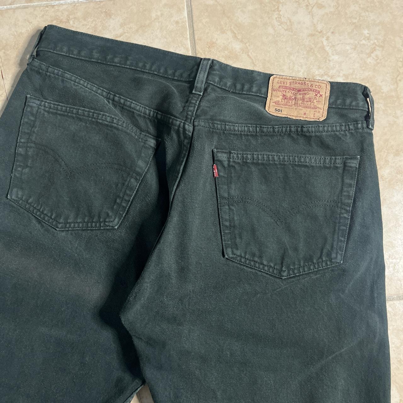 Vintage Charcoal Levis 501 Jeans Fits 36x29, see... - Depop