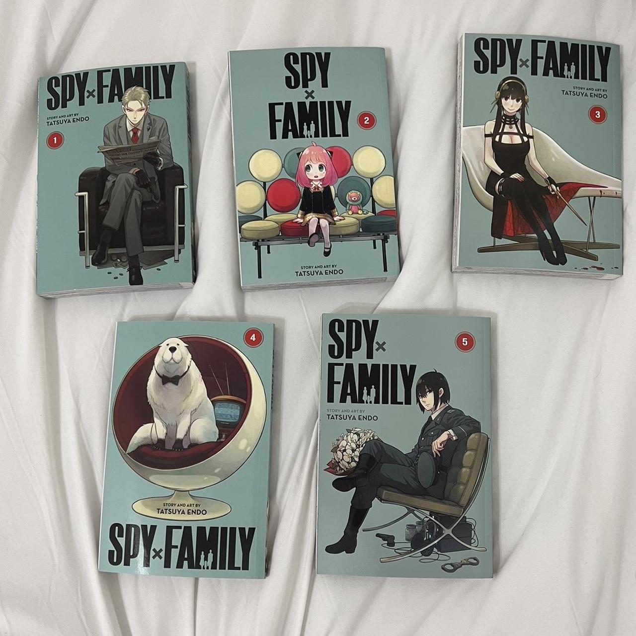 spy family manga vol 1-5 | $5 per manga — all in... - Depop