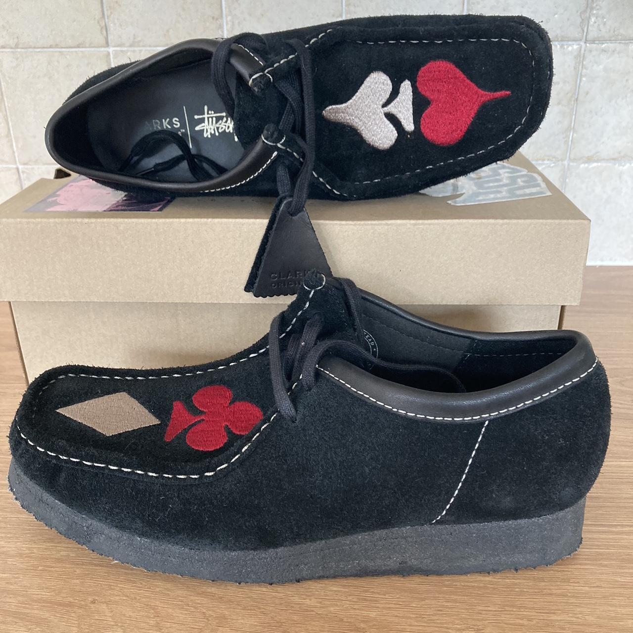 希少 STUSSY CLARKS ORIGINALS WALLABEE 27cm Clarks Originals Wallabee Stussy Sage Men's - 261424057090 - US