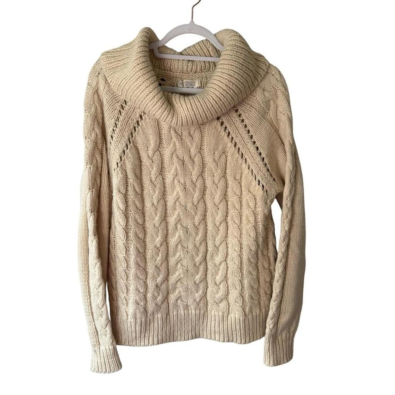 Volcom Women's Sweater - Cream - M – Volcom Cream… - image 1