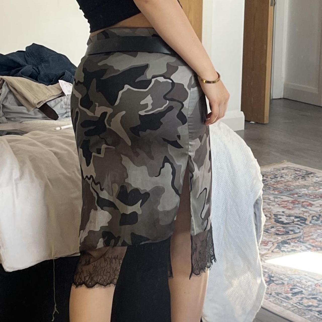 Camo skirt hotsell river island