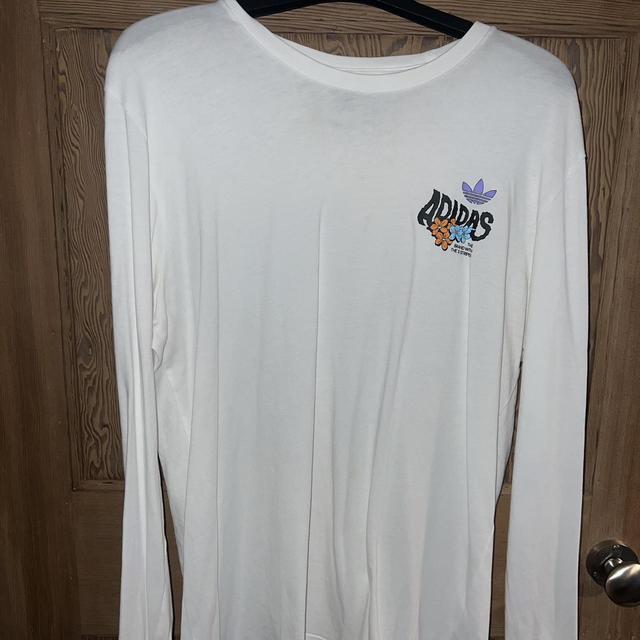 てっちゃん♡adidas Originals　激かわ♡　珍しいCOLORTシャツ Adidas Originals multicoloured t shirt | Depop