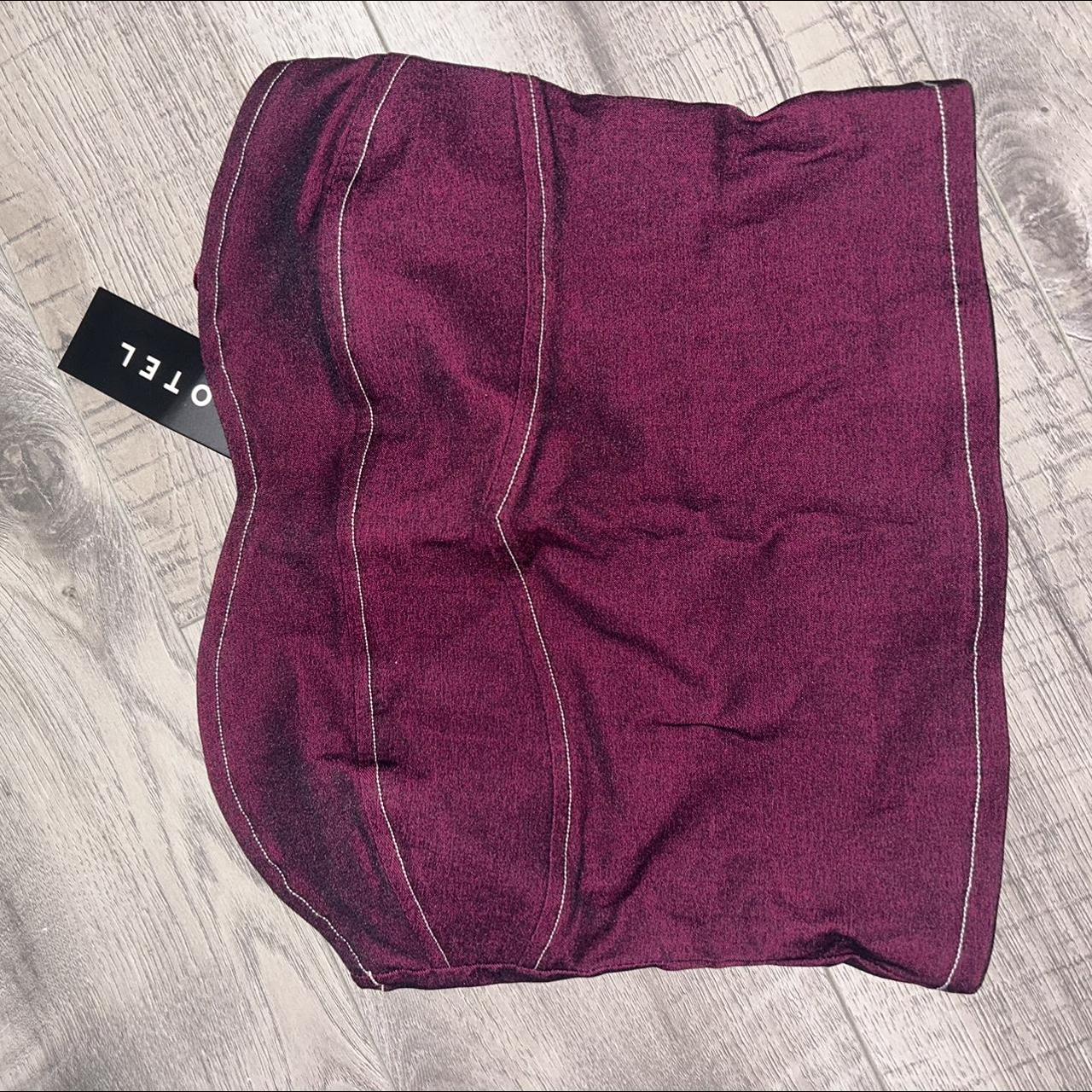 Motel rocks purple/magenta corset top size S Brand new - Depop