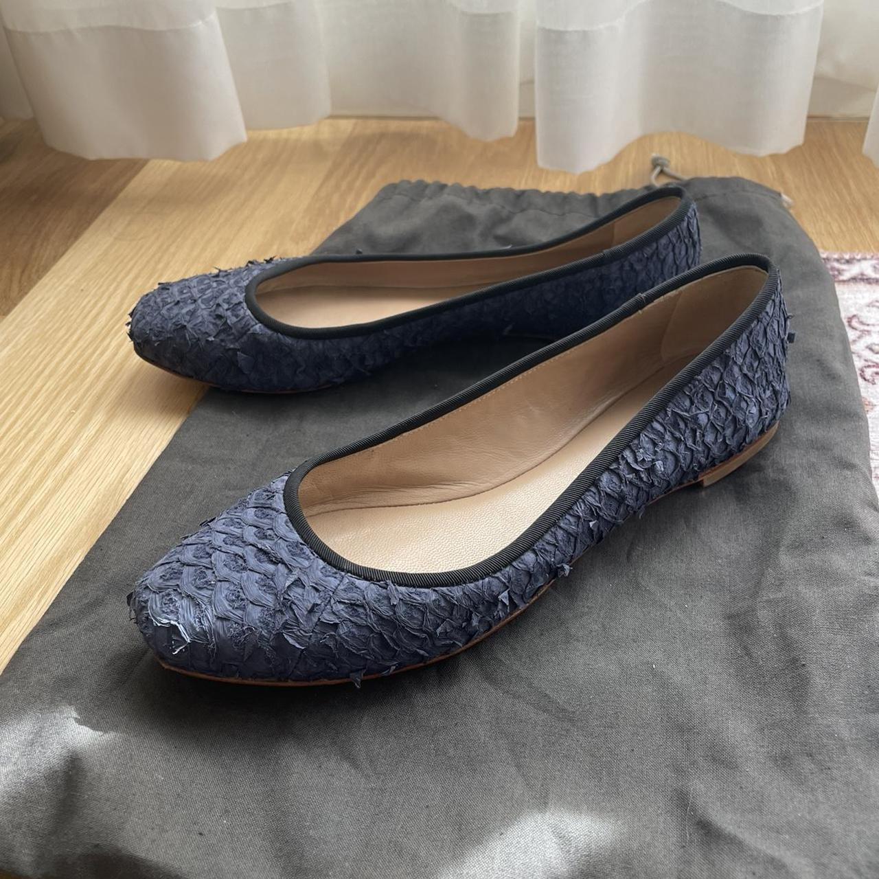 Dark blue perch Proenza Schouler ballet flats. Size Depop