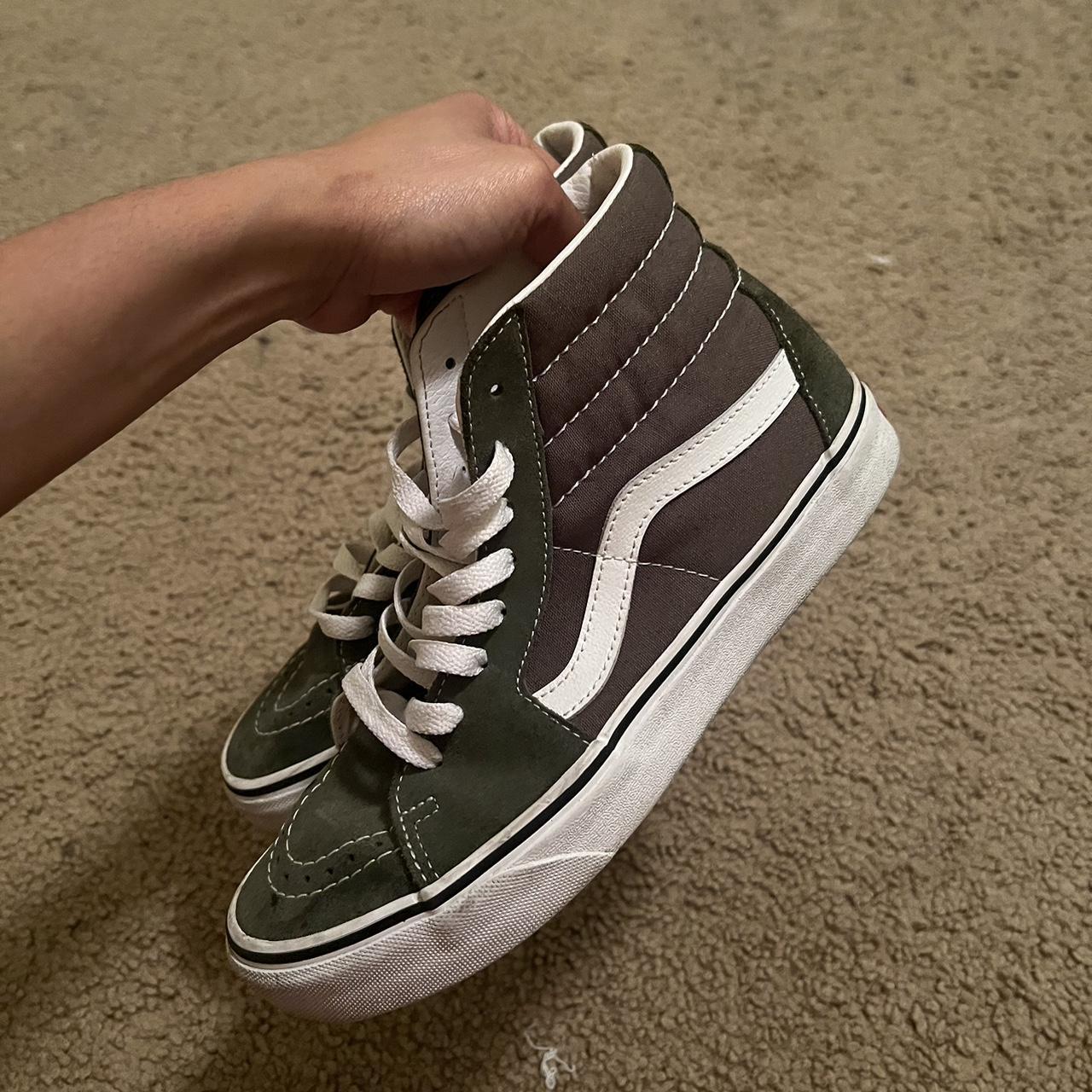 Vans Women's Green Trainers Depop