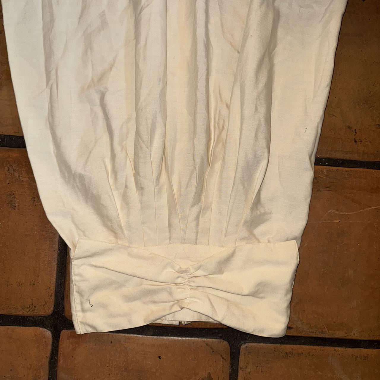 Women's Skirt - White/Cream - S – Vintage 60s cre… - image 2