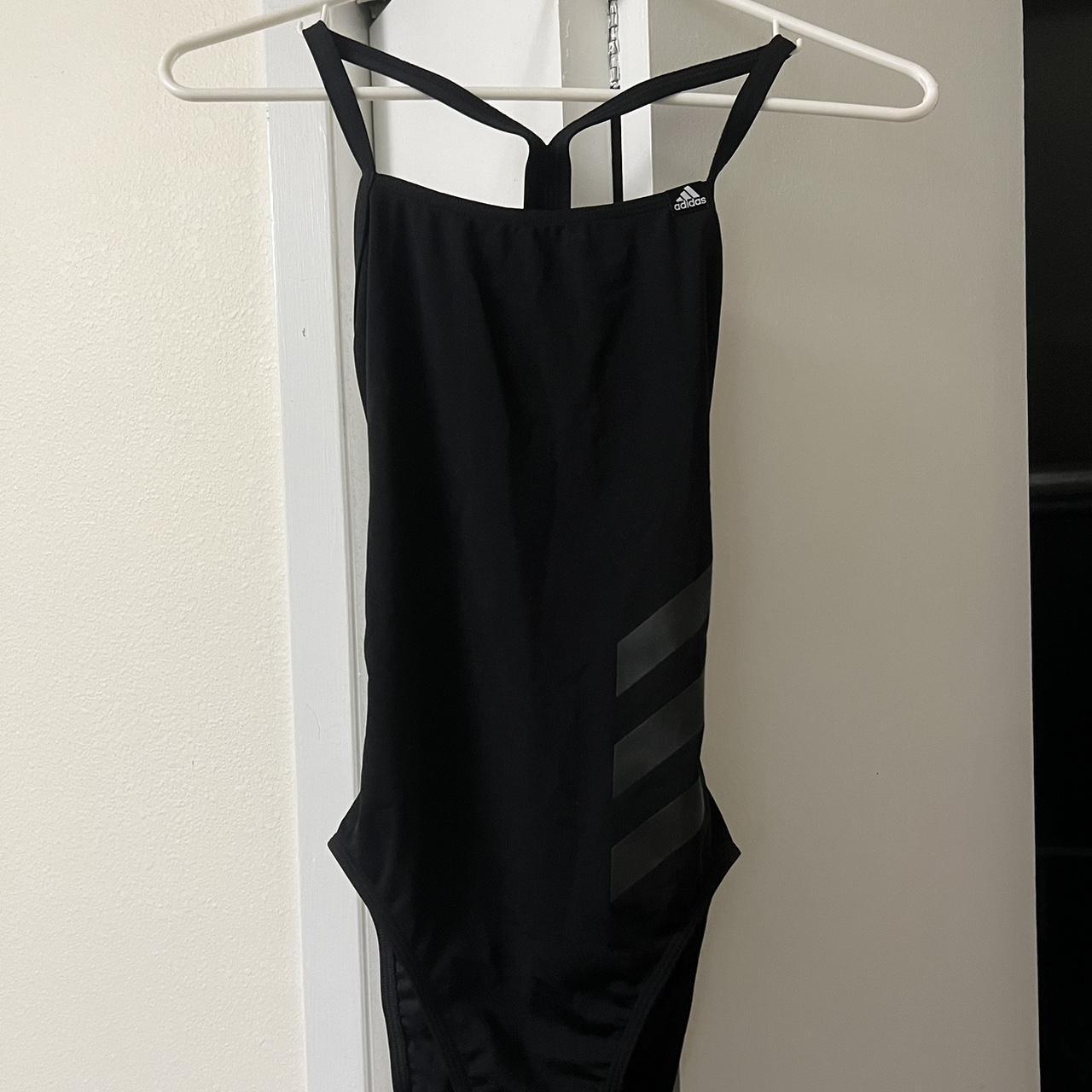 Adidas black one piece swimsuit. Women’s size 32”... Depop