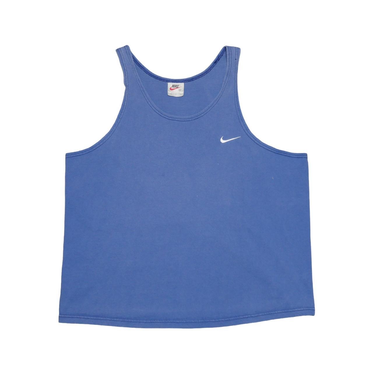 Nike Men's Blue and White Vest