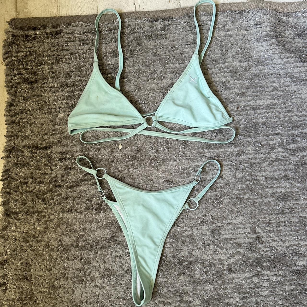 Little turquoise bikini BOUTINELA Strappy and cute Depop