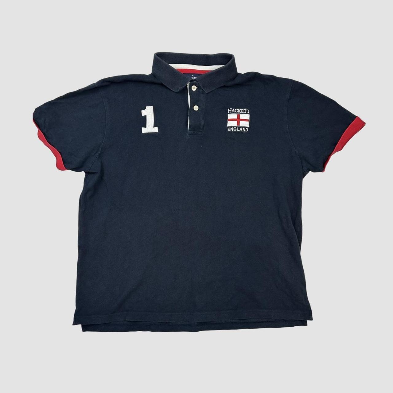 Vintage Hackett Polo Tshirt England 1 Size Depop