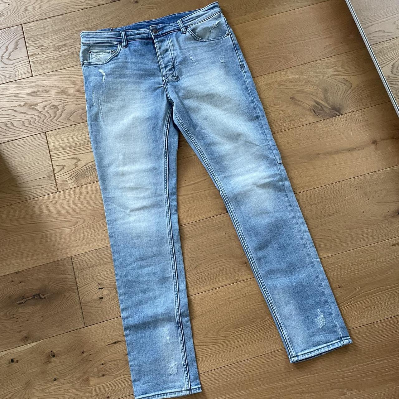 Ksubi Jeans in a light blue wash (33) RRP Depop