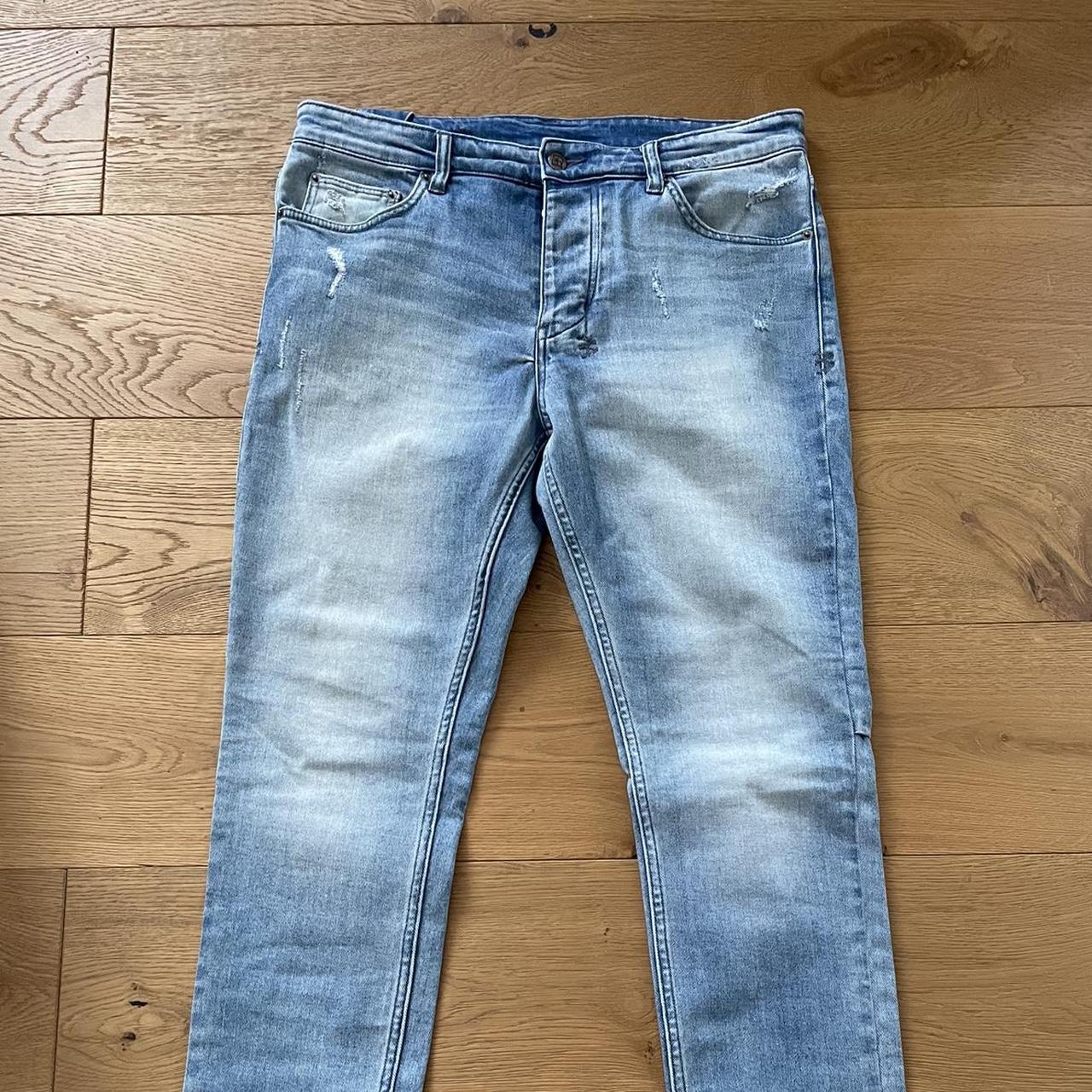 Ksubi Jeans in a light blue wash (33) RRP :... - Depop