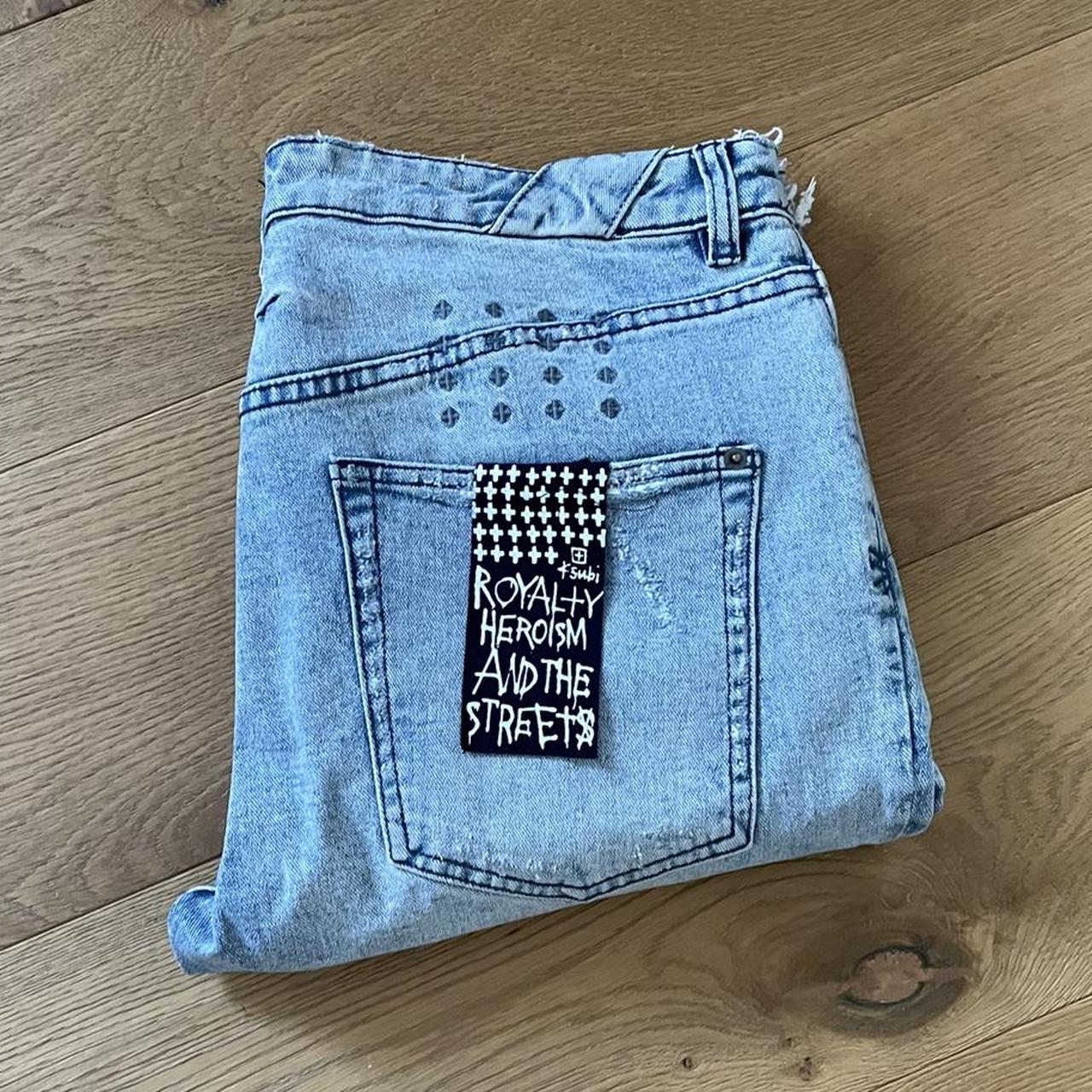 Ksubi Jeans light blue wash (34 Waist) RRP £235 Worn... Depop