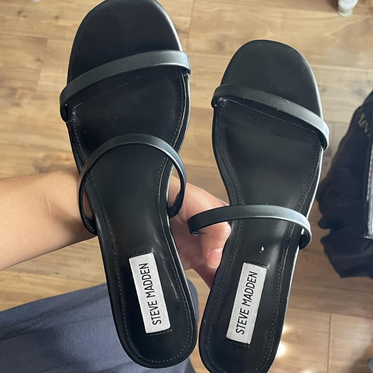 black steve madden kitten heels - Depop