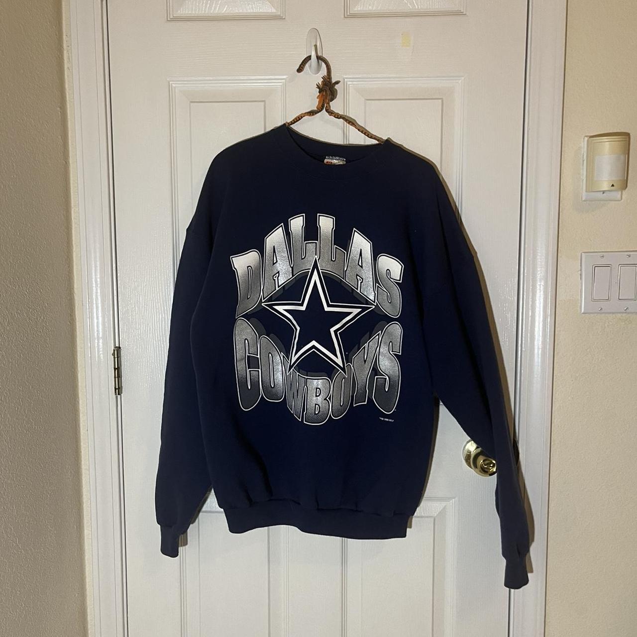 Men's Vintage Dallas Cowboys Sweatshirt Size - Depop